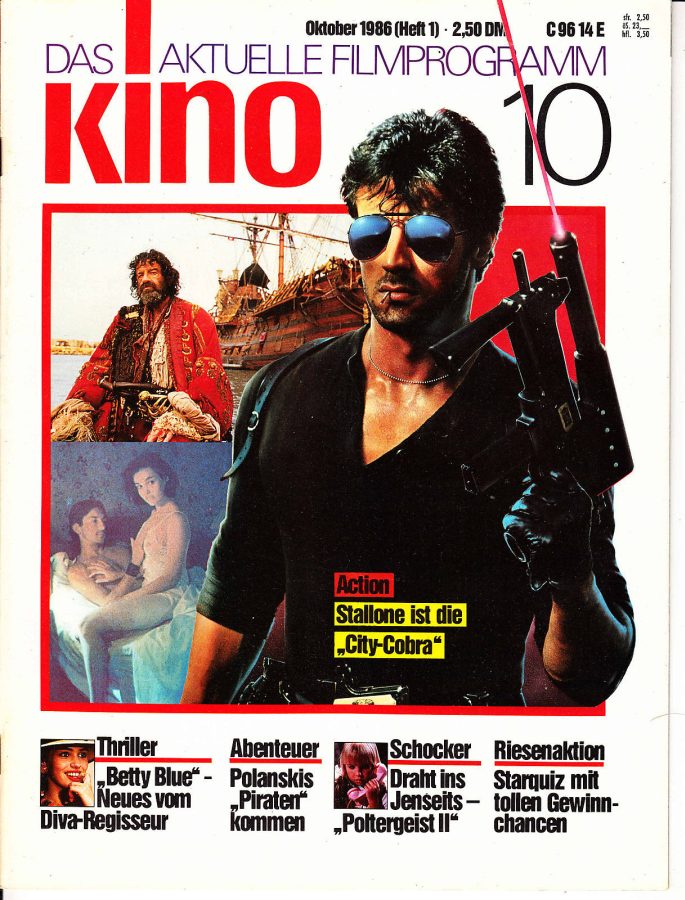 KINO (86-95) magazine cover Issue 1 October 1986