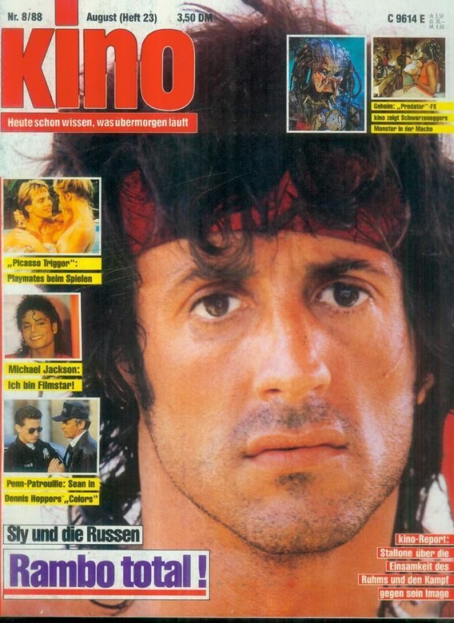 KINO (86-95) magazine side cover Issue 23 August 1988