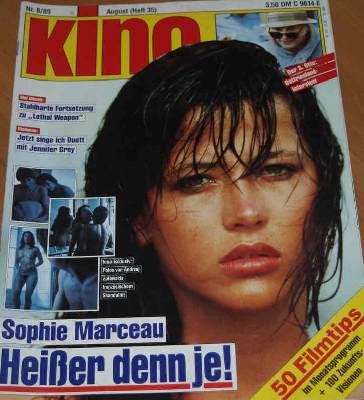 KINO (86-95) magazine side cover Issue 35 August 1989
