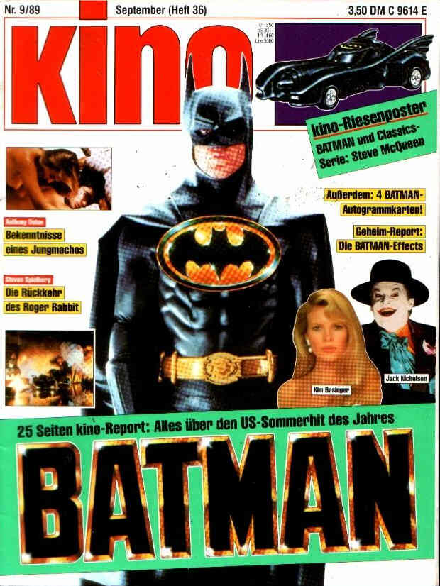 KINO (86-95) magazine cover Issue 36 September 1989