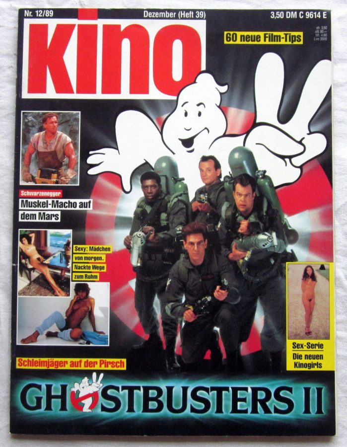 KINO (86-95) magazine cover Issue 39 December 1989
