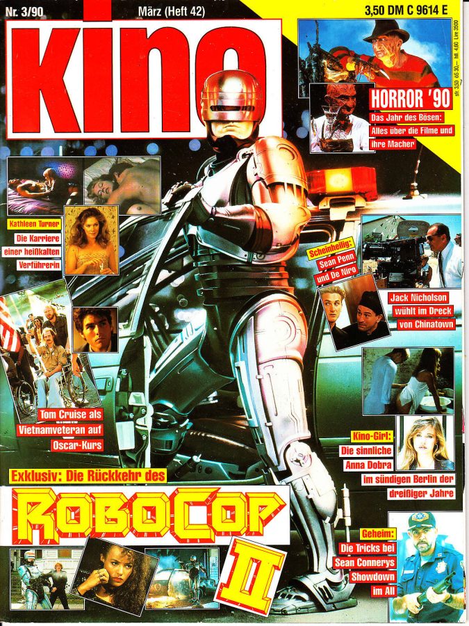 KINO (86-95) magazine cover Issue 42 March 1990