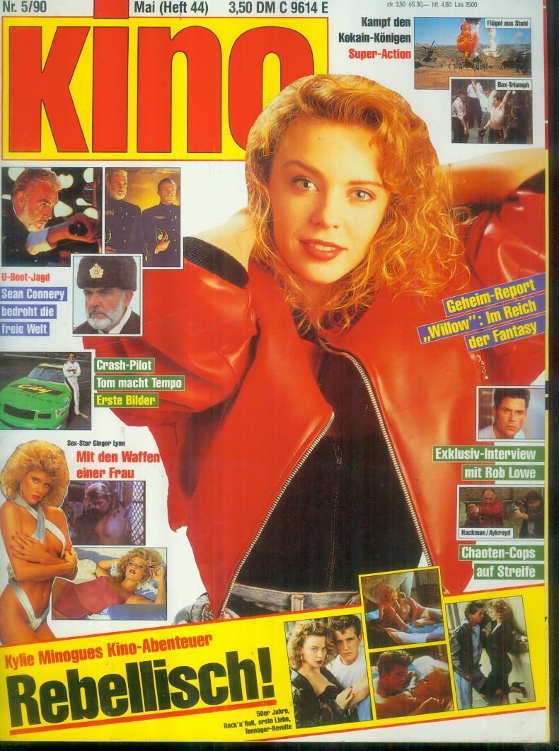 KINO (86-95) magazine side cover Issue 44 May 1990