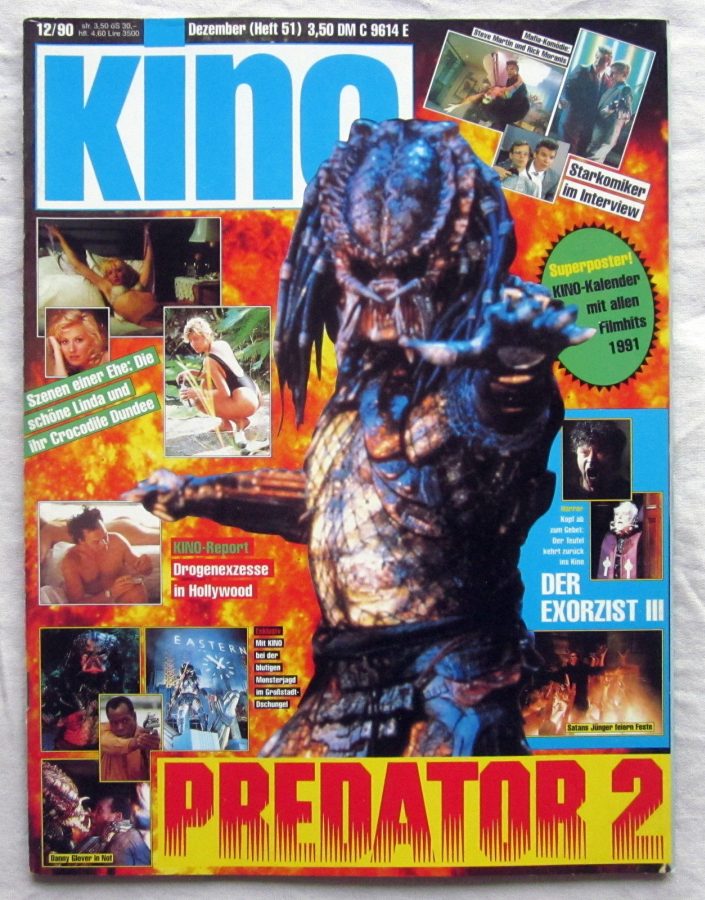KINO (86-95) magazine cover Issue 51 December 1990