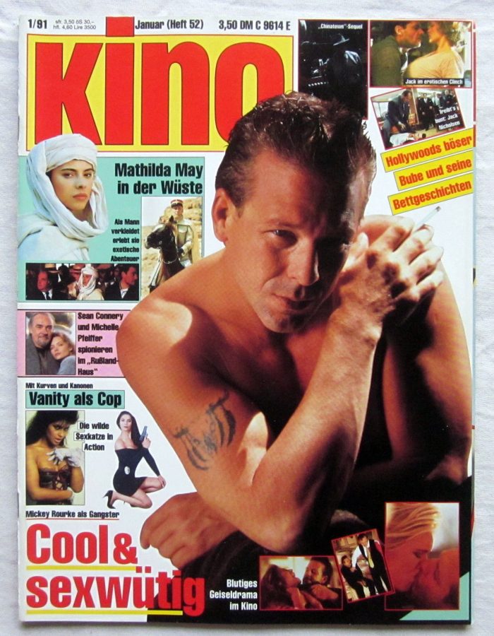 KINO (86-95) magazine cover Issue 52 January 1991