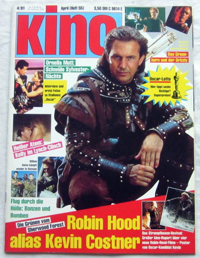 KINO (86-95) magazine cover Issue 55 April 1991