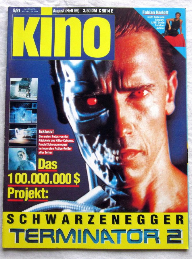 KINO (86-95) magazine cover Issue 59 August 1991