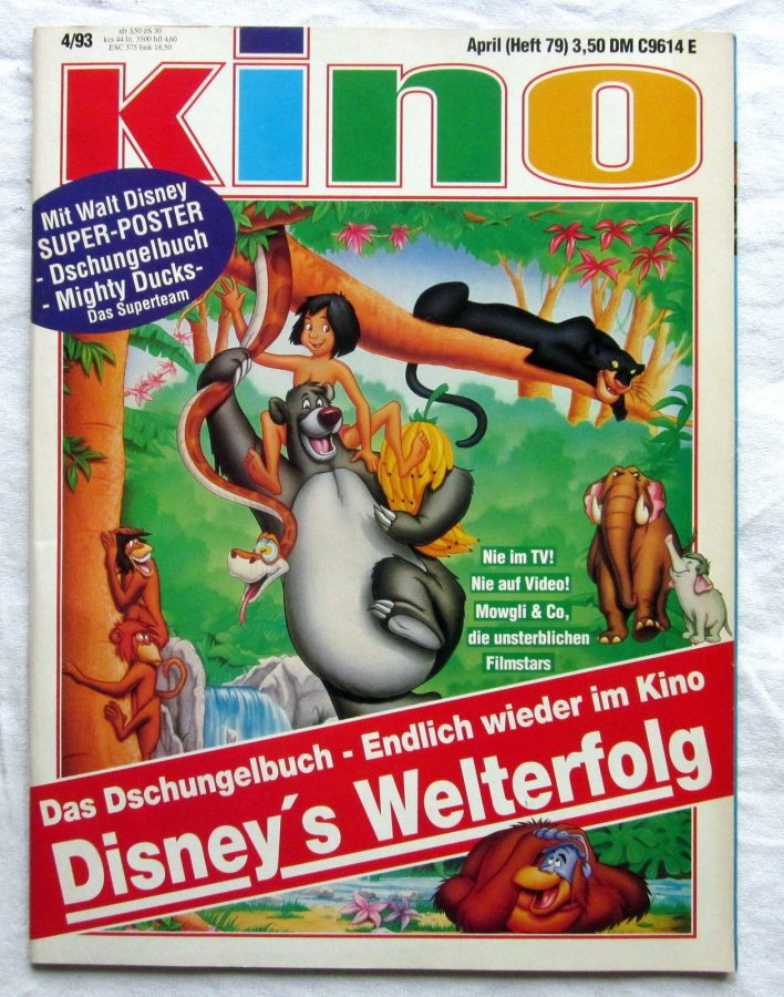 KINO (86-95) magazine cover Issue 79 April 1993