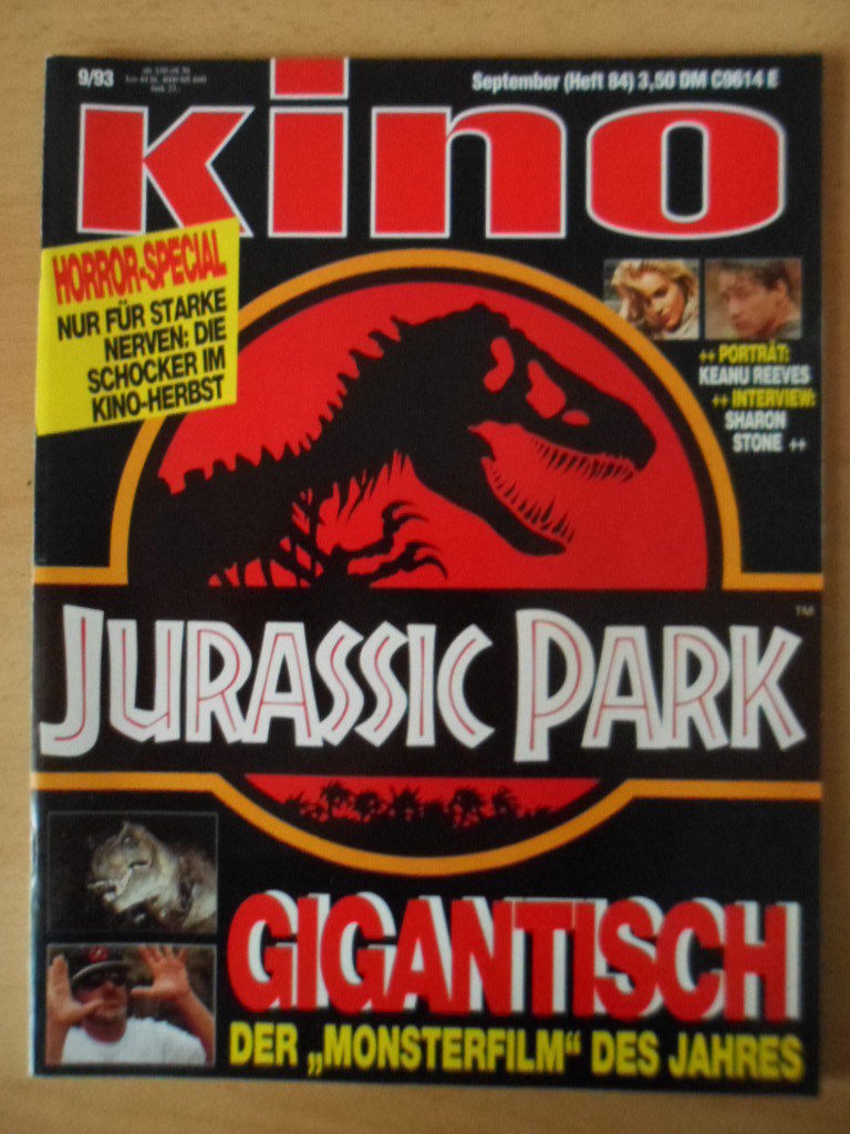 KINO (86-95) magazine cover Issue 84 September 1993