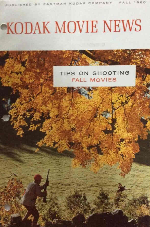 KODAK MOVIE NEWS magazine cover Fall 1960