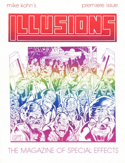 MICHAEL KOHNS ILLUSIONS magazine cover Issue 1  1981