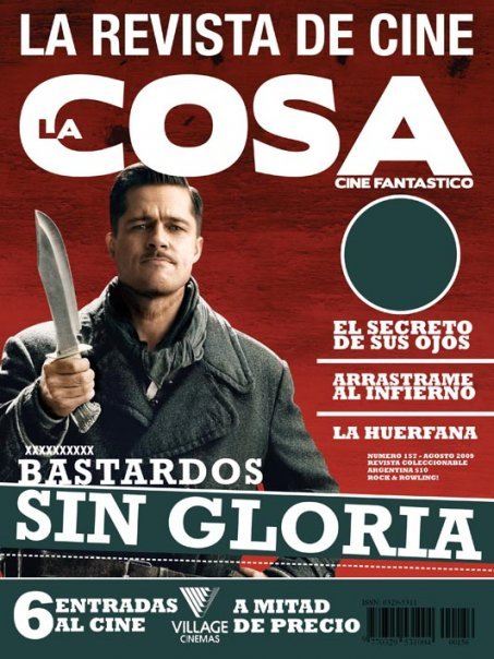 LA COSA CINE magazine side cover Issue 156 July 2009