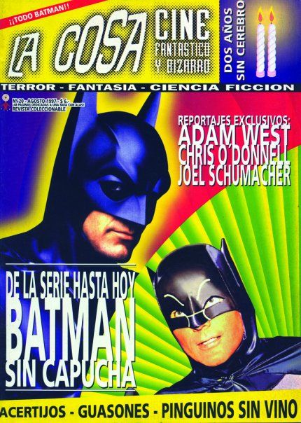 LA COSA CINE magazine cover Issue 20 August 1997