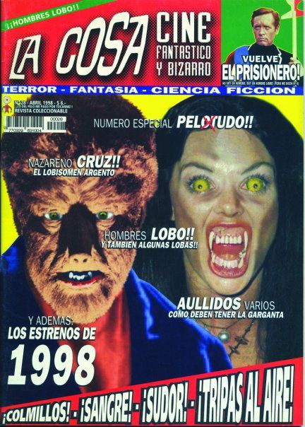 LA COSA CINE magazine side cover Issue 28 April 1998