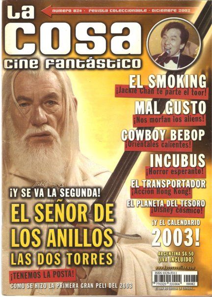 LA COSA CINE magazine cover Issue 82 December 2002