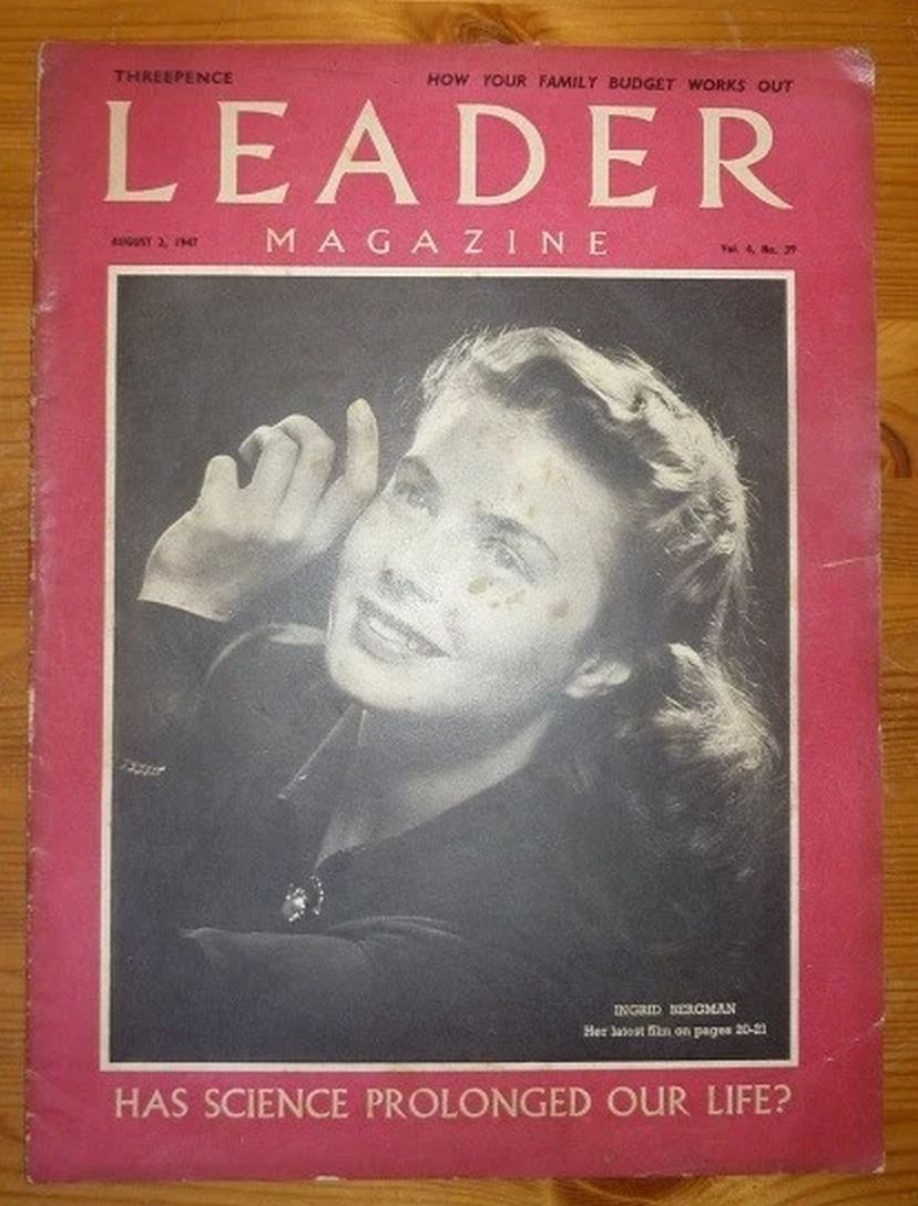 LEADER MAGAZINE magazine cover 2 August 1947