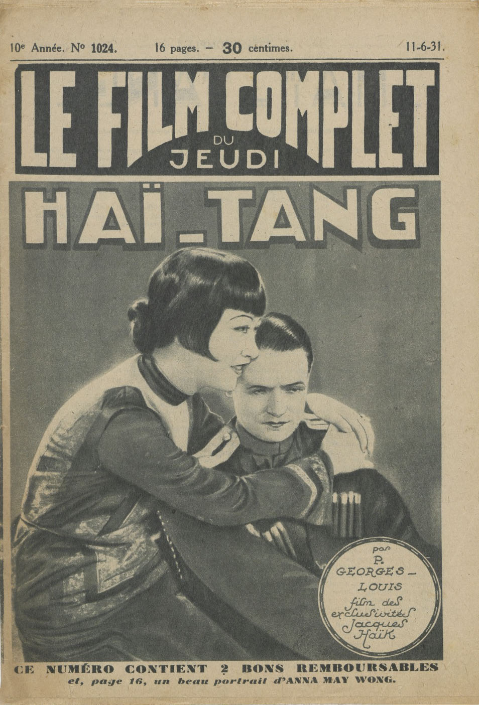 LE FILM COMPLET magazine cover