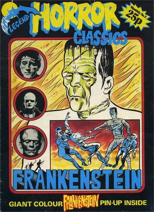 LEGEND HORROR CLASSICS magazine cover Issue 2  1975