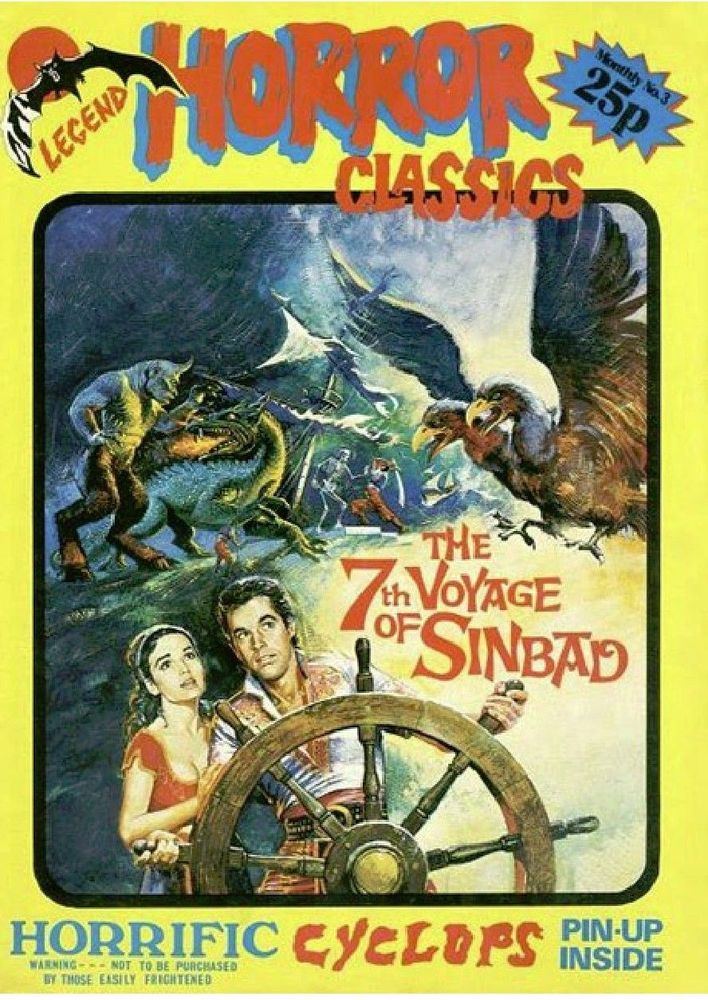 LEGEND HORROR CLASSICS magazine cover Issue 3  1975