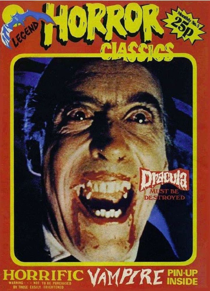 LEGEND HORROR CLASSICS magazine cover Issue 5  1975