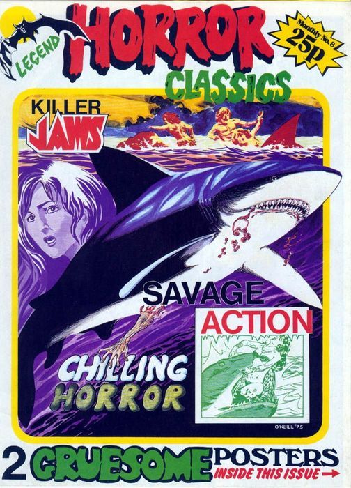LEGEND HORROR CLASSICS magazine cover Issue 8  1975