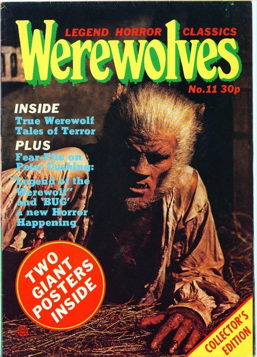 LEGEND HORROR CLASSICS magazine cover Issue 11  1975