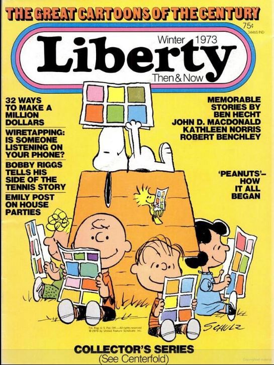 LIBERTY THEN AND NOW magazine side cover Winter 1973