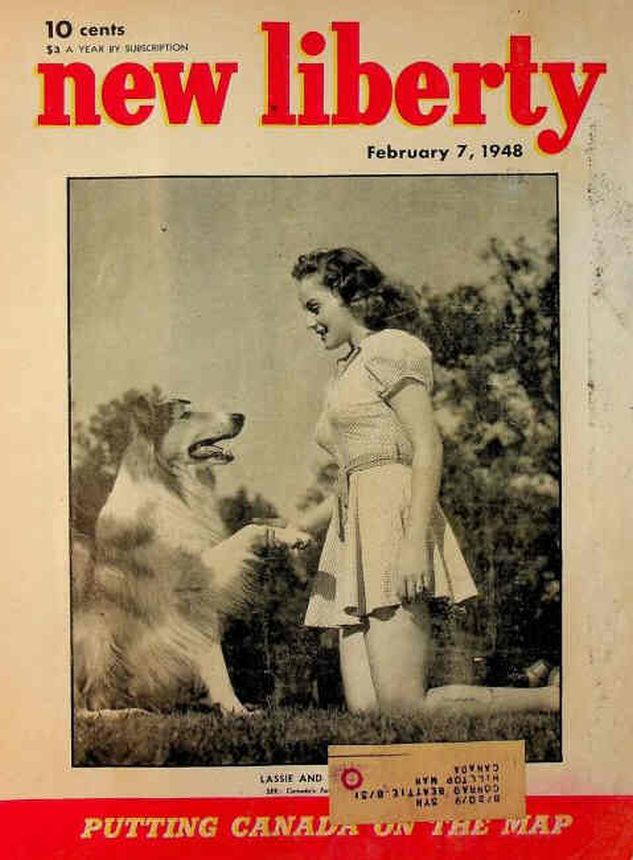 LIBERTY magazine side cover 7 February 1948