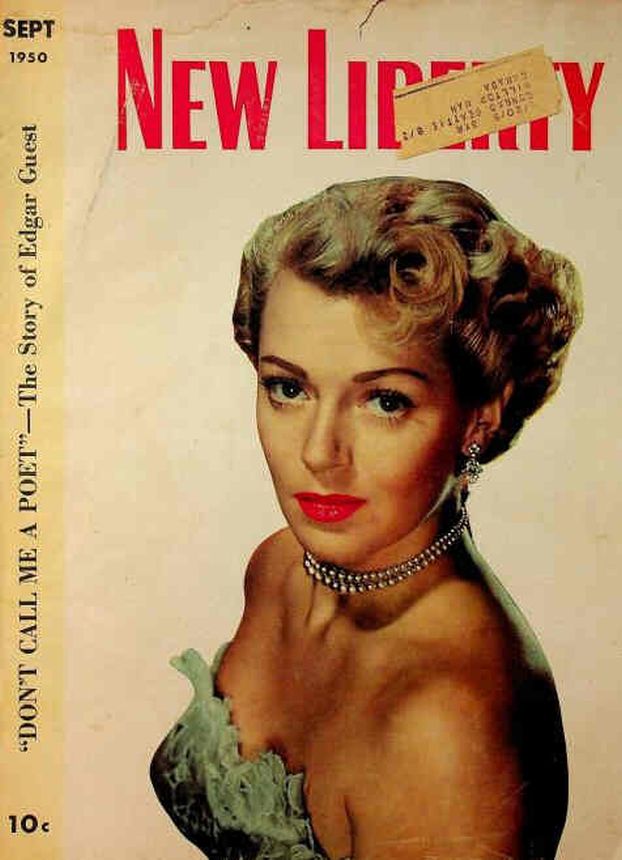 LIBERTY magazine side cover  September 1950