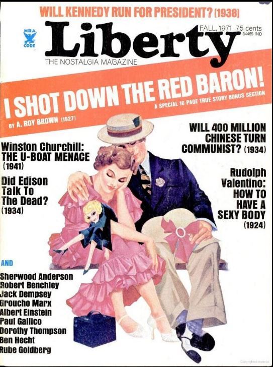 LIBERTY THEN AND NOW magazine side cover Issue 3 Fall 1971