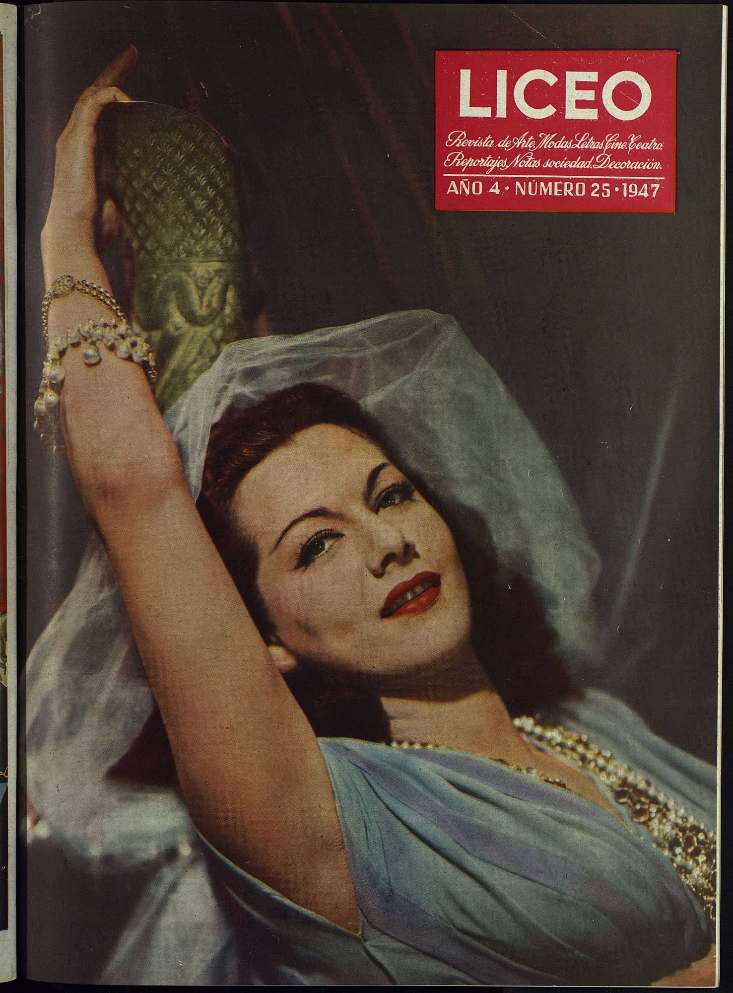 LICEO magazine side cover Issue 25  September 1947
