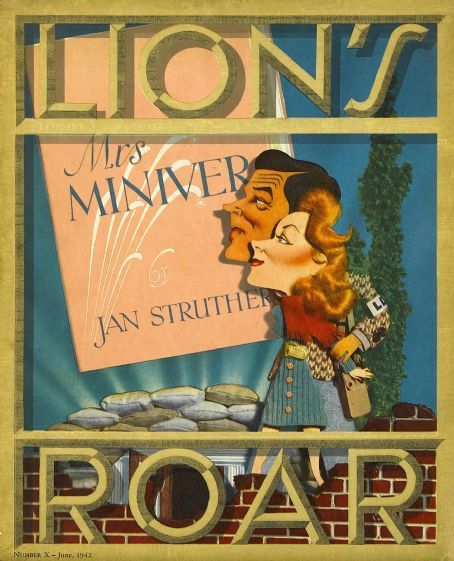 LIONS ROAR magazine side cover June 1942