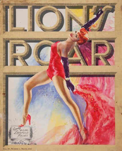 LIONS ROAR magazine cover March 1945