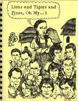 LIONS AND TIGERS AND ZINES, OH MY! magazine side cover Issue 1  1993