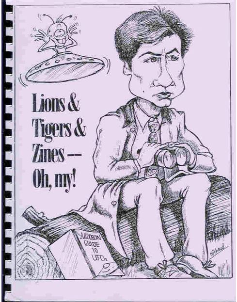 LIONS AND TIGERS AND ZINES, OH MY! magazine side cover Issue 3   1995