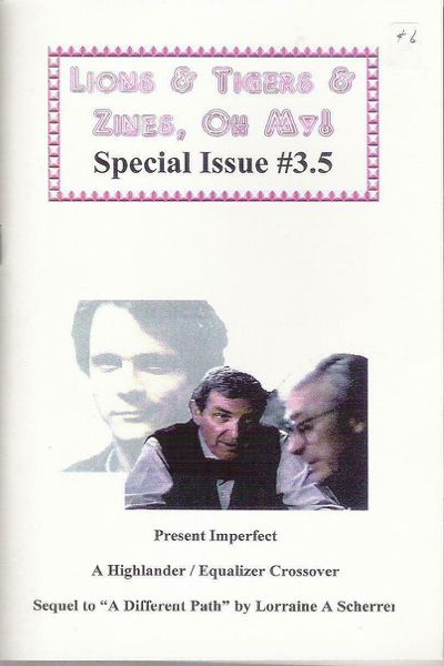 LIONS AND TIGERS AND ZINES, OH MY! magazine side cover Issue 3.5   1996