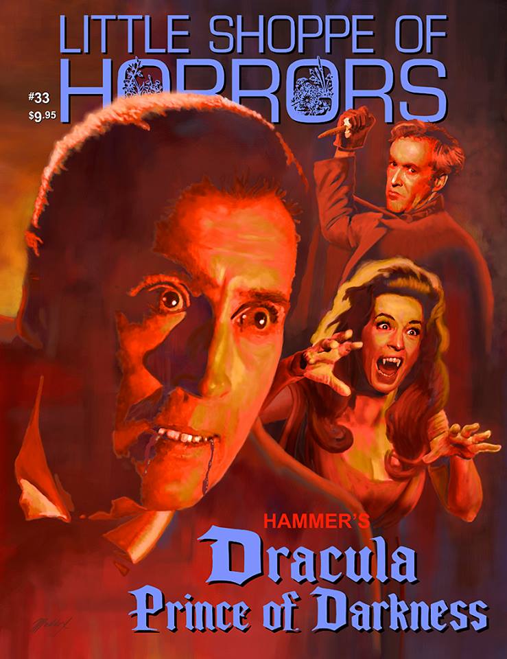 LITTLE SHOPPE OF HORRORS magazine side cover Issue 33  2014