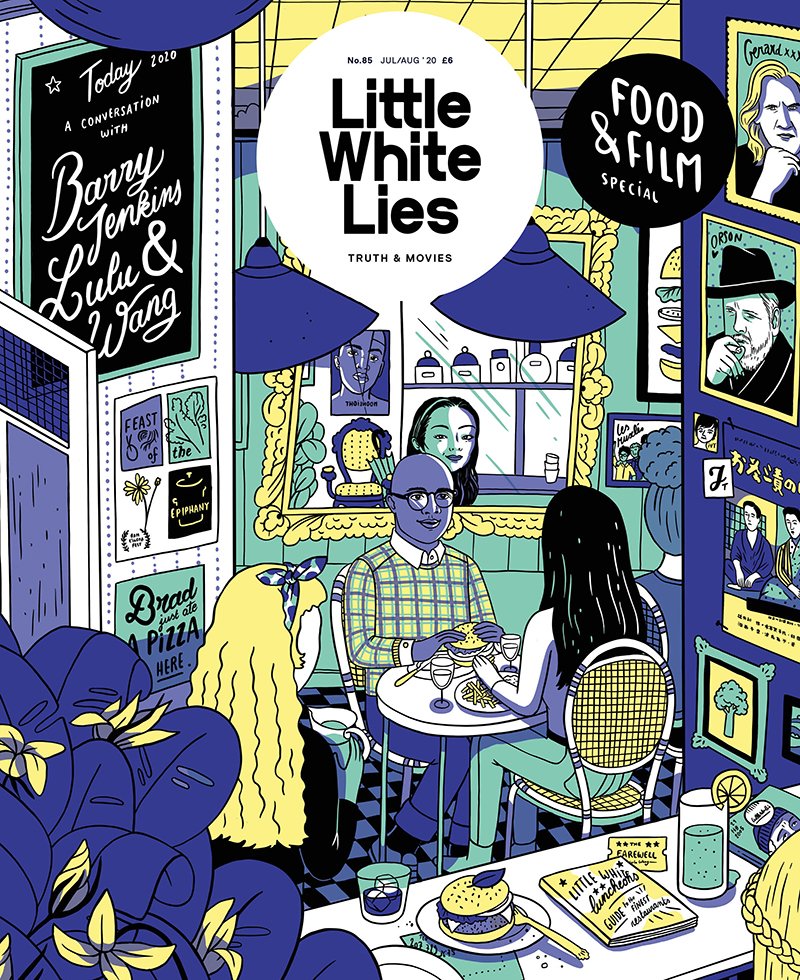 LITTLE WHITE LIES magazine side cover Issue 85  July/August 2020