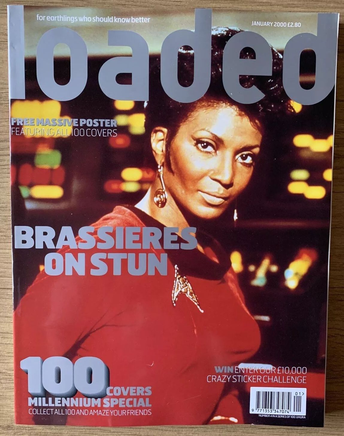 LOADED UK magazine cover  January 2000