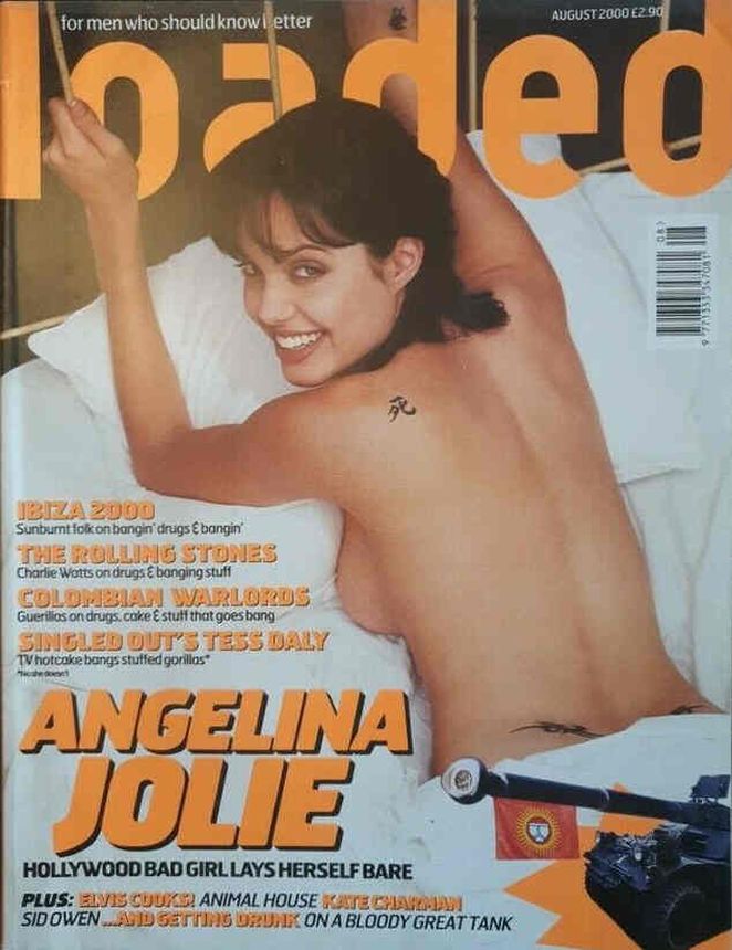 LOADED UK magazine cover  August 2000