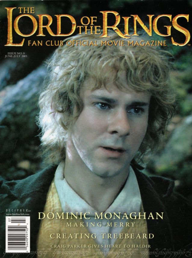 LORD OF THE RINGS magazine cover Issue 9 June/July 2003