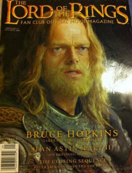 LORD OF THE RINGS magazine cover Issue 16 August/September 2004