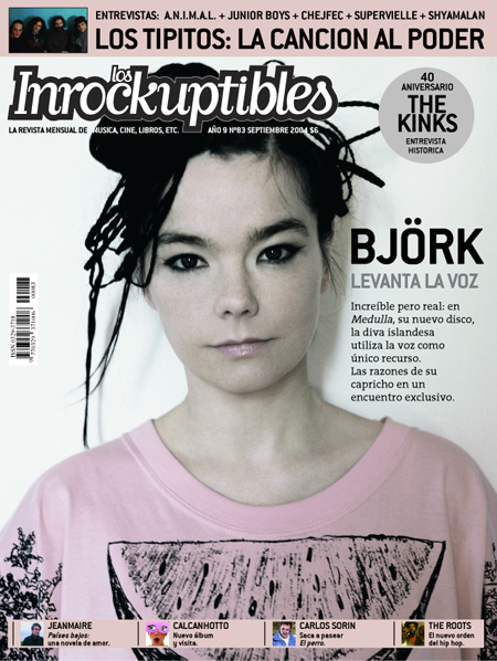INROCKUPTIBLES | LOS magazine side cover September 2004