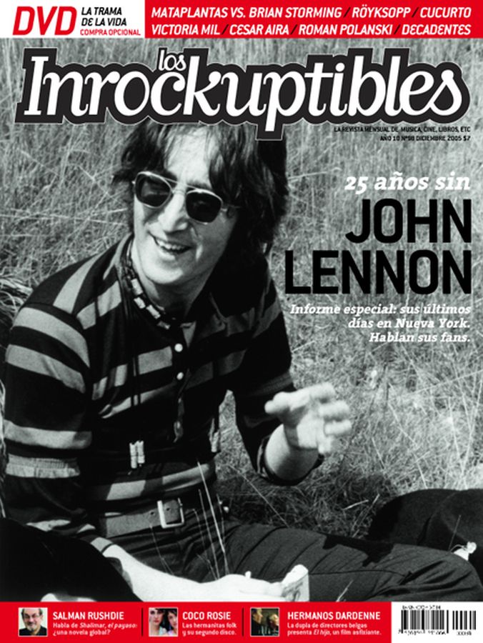 INROCKUPTIBLES | LOS magazine side cover December 2005