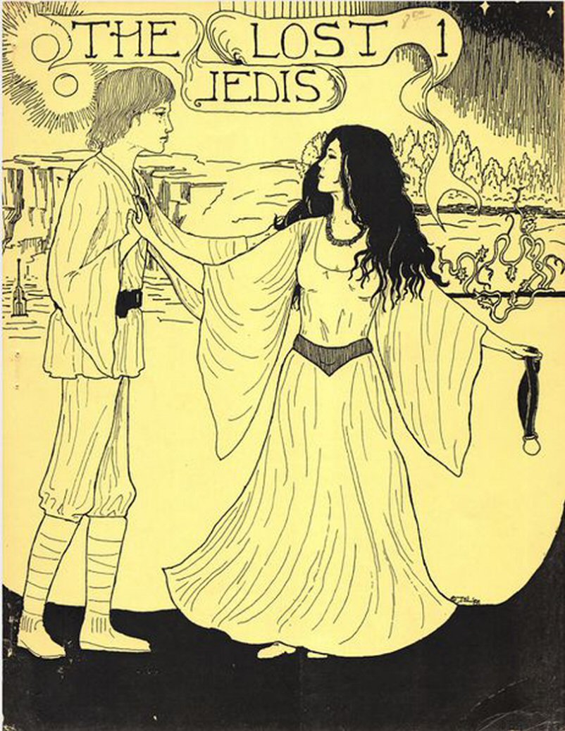 LOST JEDIS magazine side cover Issue 1 August 1981