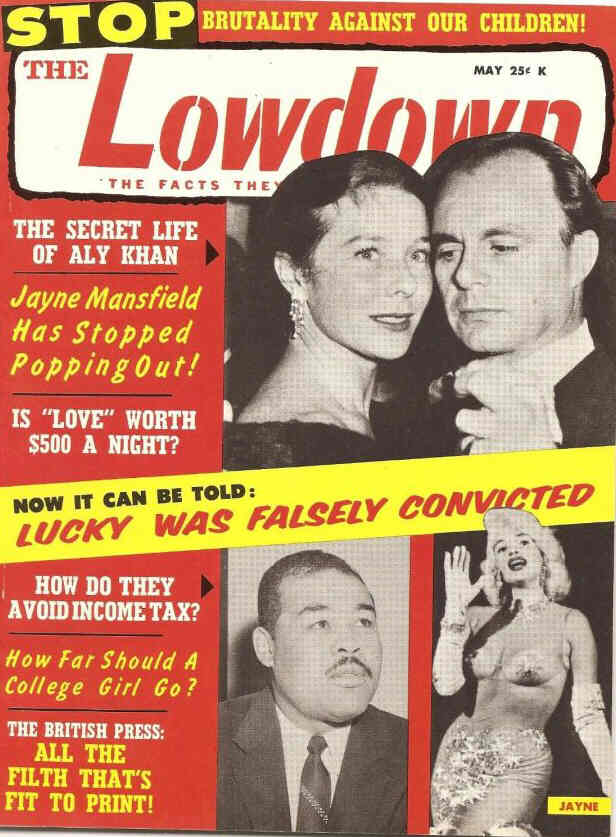 LOWDOWN | THE magazine side cover  May 1961