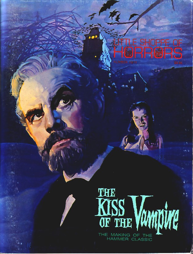 LITTLE SHOPPE OF HORRORS magazine side cover Issue 10/11  1991