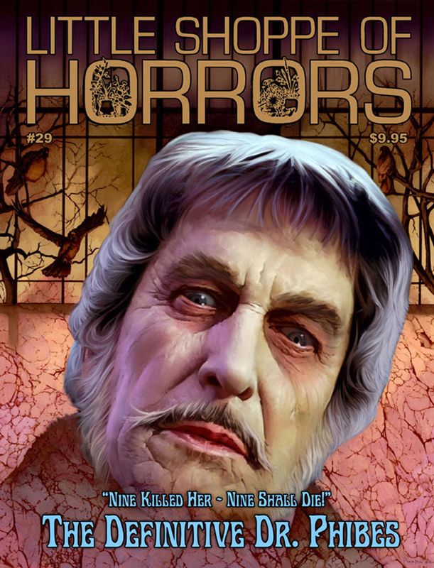 LITTLE SHOPPE OF HORRORS magazine side cover Issue 29 October/November/December 2012