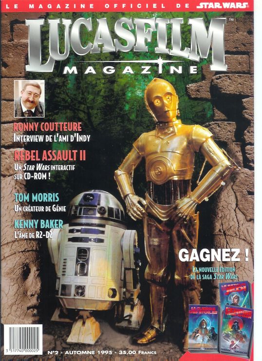 LUCASFILM STAR WARS magazine cover Issue 2 Autumn 1995