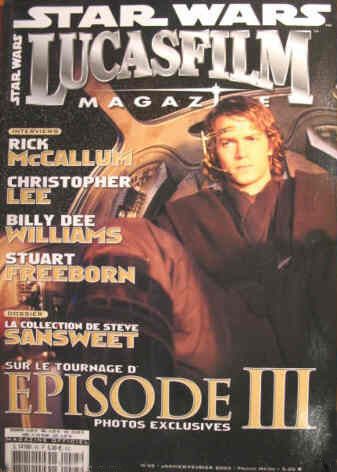 LUCASFILM STAR WARS magazine cover Issue 45 January/February 2004